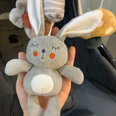 🐘 Snuggle, Shake & Smile! Hanging Plush Animal Rattles for Baby’s First Year 🍼💕 - ThiGui
